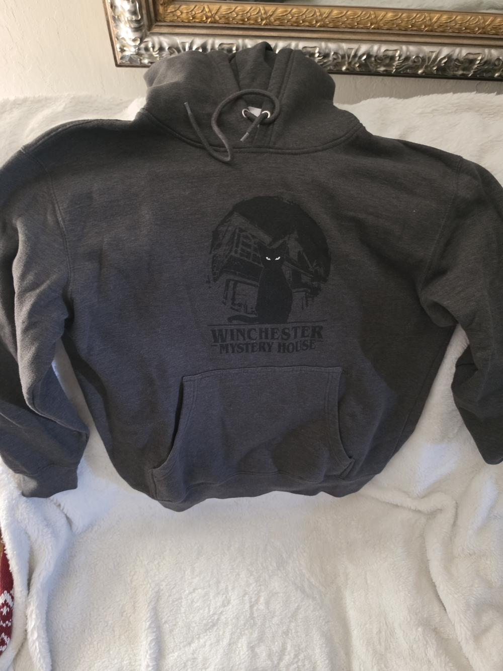 Winchester Mystery House Dark Gray Pullover Hoodie